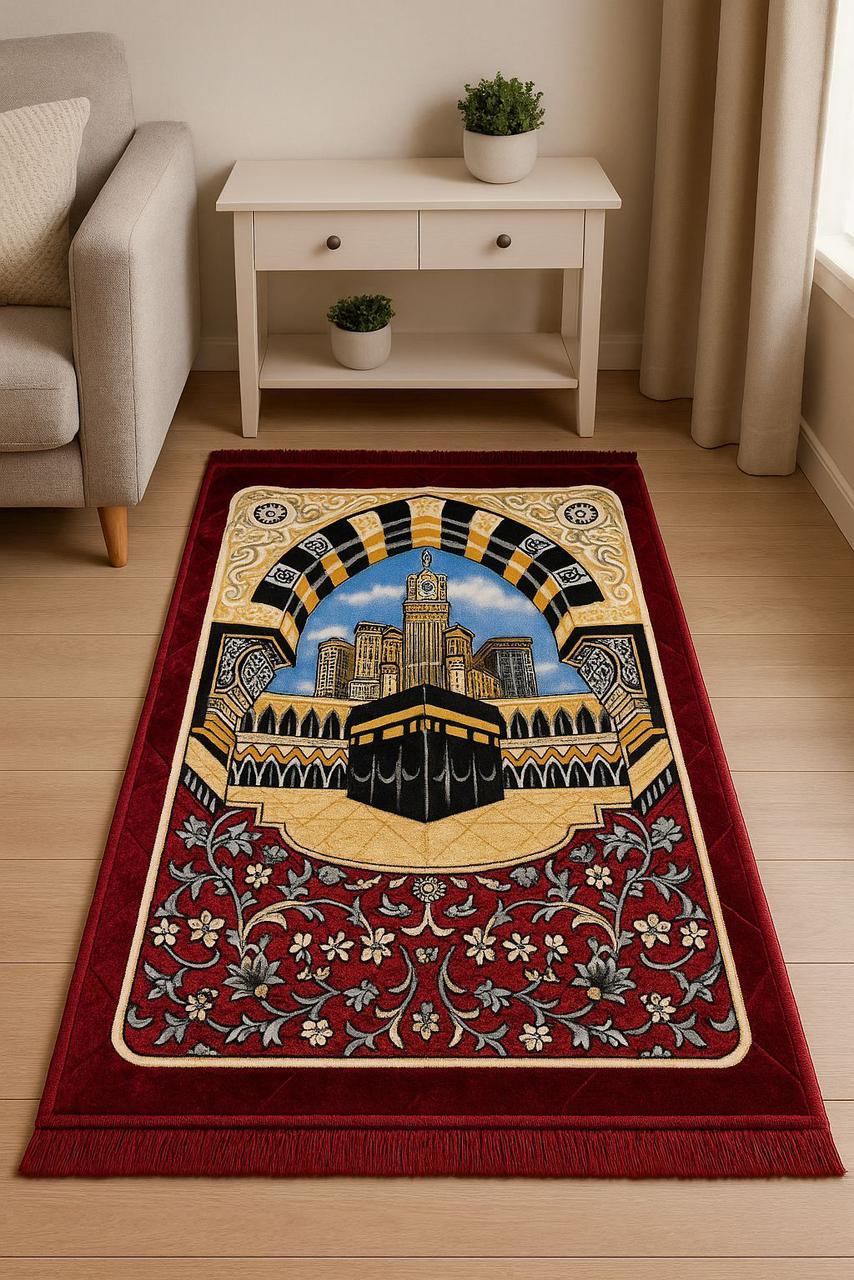 View of Mecca Prayer Mat